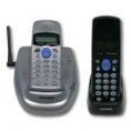 TELEFONE S/ FIO VOYAGER C/ 2 MONOFONES LONG-RANGE E BINA 2.4GHz - ESGOTADO